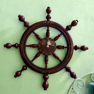 Pajangan Stir Kapal Kayu Jati